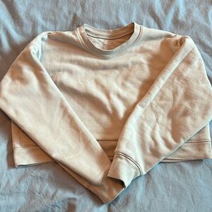 Girlfriend collective crop sweater